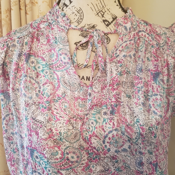 Multi-colour blouse 👚 - Picture 2 of 4